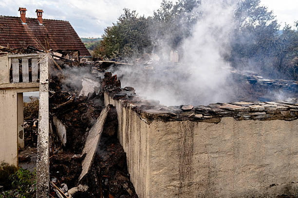 Professional Emergency Fire Cleanup technician working in Bethel, OH